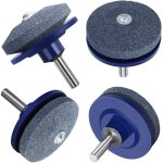 4 pi�ce tondeuse � gazon aff�teur de lame pour le pouvoir perceuse � main percer outil de jardin - bleu ...