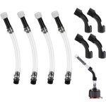 4 pièces tuyau de remplissage de carburant de course 35, 6 cm, tuyau de remplissage de carburant flexible ... 4 pièces tuyau de remplissage de carburant de course 35, 6 cm, tuyau de remplissage de carburant flexible ...