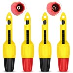 4 pieces wire piercing probe insulation piercing clip set wire piercing tool for multimeter voltage thermomete ...