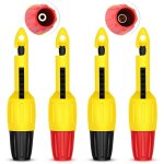 4 pieces wire piercing probe insulation piercing clip set wire piercing tool for multimeter voltage thermomete ...