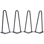 4 pieds de table en fer forgé noir (lot de 4) - 30 cm - accessoires meuble diy pour salon / bureau - ... 4 pieds de table en fer forgé noir (lot de 4) - 30 cm - accessoires meuble diy pour salon / bureau - ...