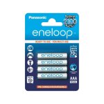 4 piles rechargeables accu panasonic eneloop lr03 aaa 800mah