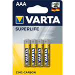 4 piles salines aaa / lr03 varta superlife (2003101414)