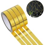 4 rouleaux de dor� ruban adh�sif d�coratif pour carrelag, bricolage autocollante joint ligne bande(10 ...