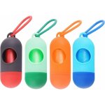 4 rouleaux sac pour caca de chien, sacs poubelles pour animaux, distributeur de sacs poubelle, pour collecter ...