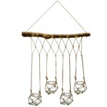 4 soliflores suspendus led nikki en verre beige 43x53cm atmosphera créateur d'intérieur 4 soliflores suspendus led nikki en verre beige 43x53cm atmosphera créateur d'intérieur