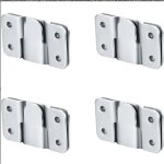 4 supports de fixation encastr�s, supports muraux pour t�te de lit, crochet de verrouillage en z, clip ...