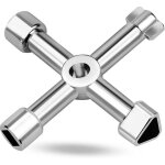 4 voies cl� utilitaires multifonction � quatre voies multifonctions cross triangle key cle armoire electrique ...