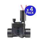 Lot de 4 lectrovanne d'arrosage hunter pgv - 100, 24v 1'', pour les programmeurs lectriques