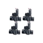 Lot de 4 lectrovanne d'arrosage hunter pgv - 101, 24v 1'' avec rgulateur de flux, pour les programmeurs ...