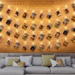 [jamais utilis�] 40 led guirlande lumineuse photo, 6m guirlande photo led, guirlande porte photo mural, ...