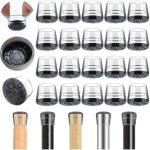 40 pcs embout pied de chaise, patin de chaise �lastique protection pied chaise en feutre, 14 - 20mm tampon ...