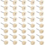 40 pcs roues de polissage dremel en coton tampon  polir pour nettoyage bijoux collier boucle d'oreille ...