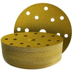 40 pices disques abrasifs de 150 mm, grain 40 - disque a poncer 150mm 15 trous pour ponceuse excentrique ...