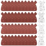 40 pices triangles de ponage, grain 40 / 60 / 80 / 120 mouse papier de verre pour black and decker, ...