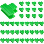 40 pinces de serre 11 mm pour plantes, jardin, filet de protection, filet d'ombrage et film de serre ...