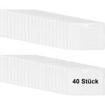 40 pochettes adh�sives 5x7cm, porte - �tiquettes, pour cartes de visite, index, planificateurs