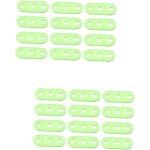 40 tendeurs r�glage tente, attaches camping, corde accessoires plein air, vert.