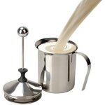 400ml appareil � mousse / mousseur de lait en acier inoxydable cappuccino caf� mousse double pompe (w) ...