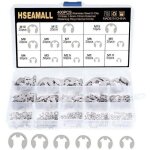 400pcs 13size en acier inoxydable e - clip anneau de retenue externe snap kit de assortiment anneau anneau ...