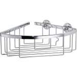 Aluxx panier d'angle pour douche , sans per?age, adhsif, inoxydable, rsistant  l'humidit, 9, 2cm ...