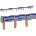 404937 peigne d'alimentation universel r�versible phase + neutre hx3 - longueur 57 modules - 1 m�tre