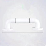 40cm blanc barre d'appui wc, barres d'appui de salle de bain avec antid�rapante, poign�e de acier inox, ...