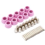 40pcs / set coupeur de plasma becs d'lectrode de coupe pour embout accessoire pour chalumeau flambeau ...