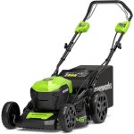40v tondeuse  gazon 46 cm (gd40lm46sp) sans piles et sans chargeur (corps machine) - greenworks