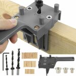 41 pcs gabarits de per�age cheville gabarit de percage tourillon kit gabarait de goujon menuiserie � ...