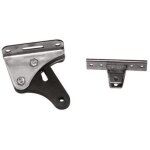 412 - kit fixation rapide inox avec attache arriere reglable et attache avant - faac fix412