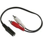 419004 adaptateur 2 rca - jack 3. 5 mm - apm