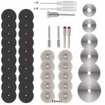 43 mini - lames diamant�es pour scie circulaire dremel, disques de coupe pour r�sine hss, pour couper ...