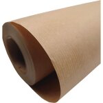 44 cm - 50 m papier kraft marron, papier d'emballage, rouleau de papier kraft idal pour l'artisanat, ...