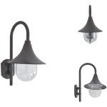 44213 applique jardin e27 42 cm aluminium bronze - applique murale ext�rieure - �clairage jardin - luminaire ...