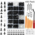 450 pcs rivet clips plastique vehicle clips agrafe plastique rivets pour auto voitures panneaux de portes ...