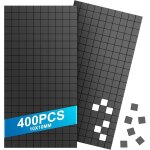450pcs aimant autocollant, aimants autocollants adhsifs 10 x 10 mm, aimants plats feuille magntique ...