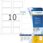 4514 etiquette badges 80 x 50 mm ac�tate de cellulose blanc 200 pc(s) d�collable imprimante laser, photocopieu ...