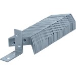 48 equerre metal de chaise 40x40x15 mm - equerre fixation galvanis�e et passiv�e bleue - equerre de fixation ...