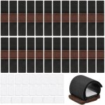 48pcs coussinets silencieux pour pied chaise protege pied de chaise avec fixation par velcro protection ...