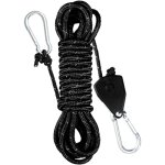 4m fil linge retractable portable, corde � linge r�tractable pour int�rieur ext�rieur camping voyage, ...