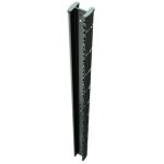 Poteau hauteur 2000mm pour panneau clture grillage rigide ral vert 6005