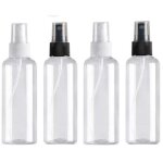 Zvd - 4pcs 100ml flacon vaporisateur, bouteille de voyage vide plastique rutilisables transparent atomiseur ...