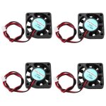 4pcs 12v 4010 ventilateur de refroidissement pour imprimante 3d - grand volume d'air (6. 7cfm)