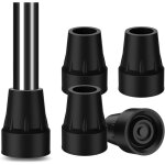 4pcs, 22mm embouts de canne, embouts pais en caoutchouc pour bquilles, adhrence antidrapante extrme, ...