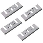 4pcs 3 - 1 / 4 inch tooling lames de raboteuse lame de rechange pour raboteuse �lectrique hss lame de ...