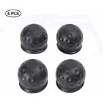 4pcs 50 mm cache boule attelage, barre de remorquage boule attelage caoutchouc noir, capuchon de protection ...
