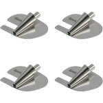 4pcs accessoires couture pour machines � coudre, presseurs ourlet roul� en acier inoxydable, convient ...