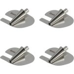 4pcs accessoires couture pour machines  coudre, presseurs ourlet roul en acier inoxydable, convient ...