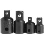 4pcs adaptateur � cliquet cl� � douille d'impact cr - v 1 / 4  3 / 8  1 / 2  r�ducteur d'entra�nement ...